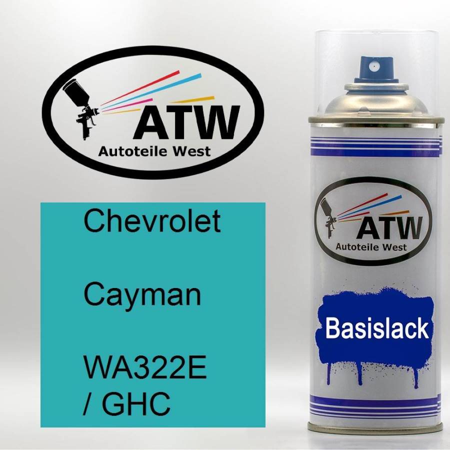 Chevrolet, Cayman, WA322E / GHC: 400ml Sprühdose, von ATW Autoteile West.